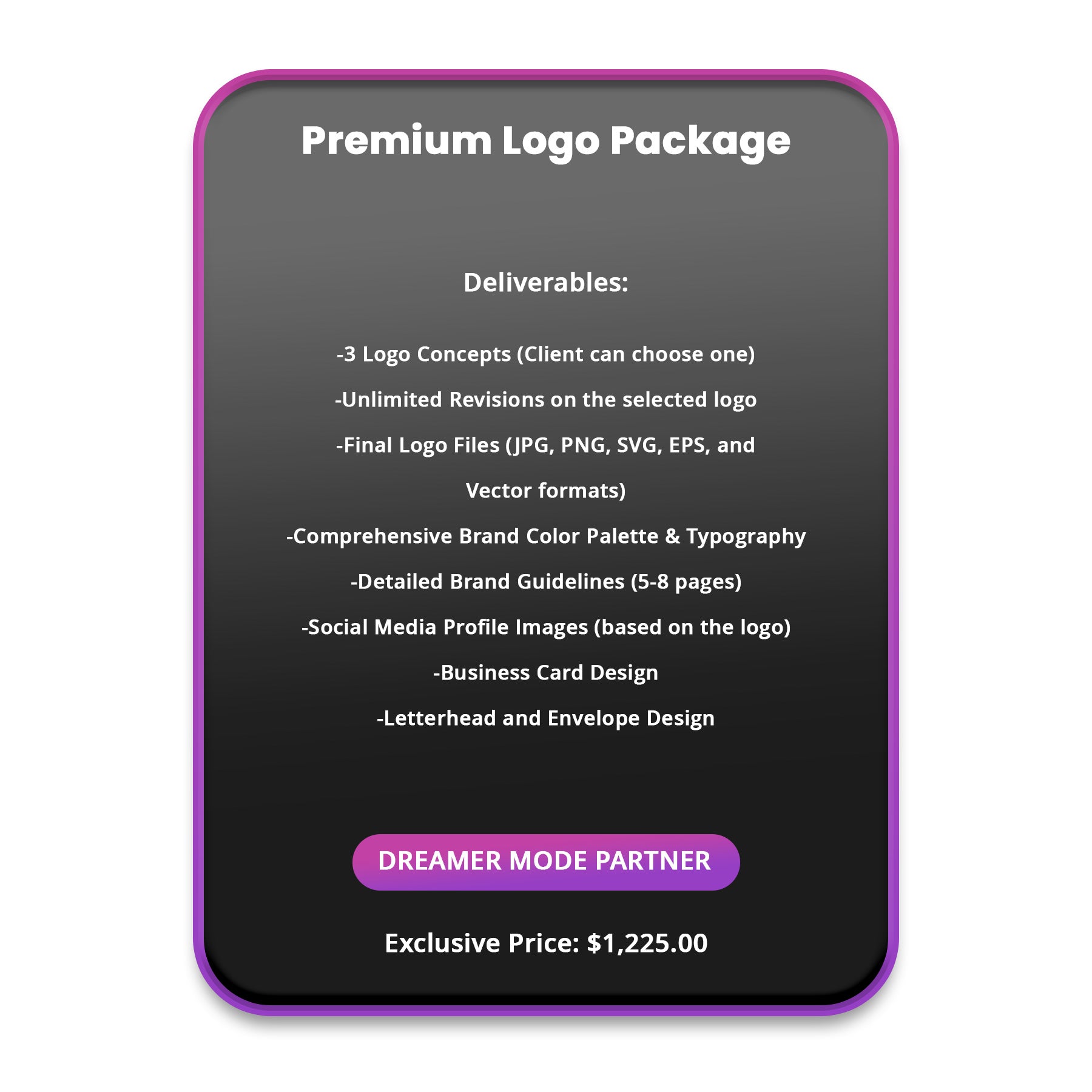 Premium Logo Package